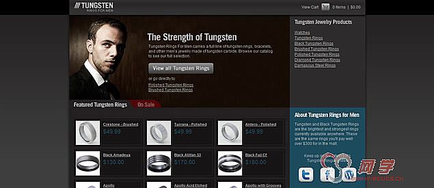 Tungsten Rings for Men