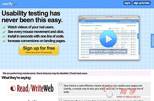 userfly 25 Tools to Improve Your Websites Usability