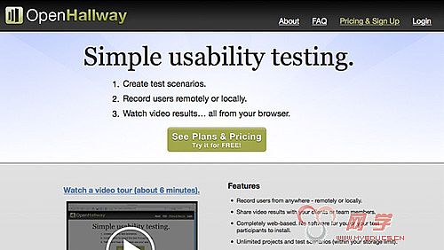 openhallway 25 Tools to Improve Your Websites Usability