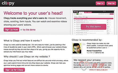 clixpy 25 Tools to Improve Your Websites Usability