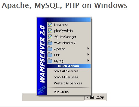 PHP+MYSQLվ(4)WampServer