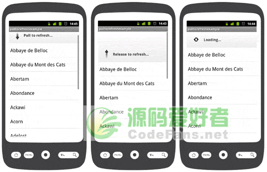 AndroidˢµListViewб  PullToRefreshʵͼ